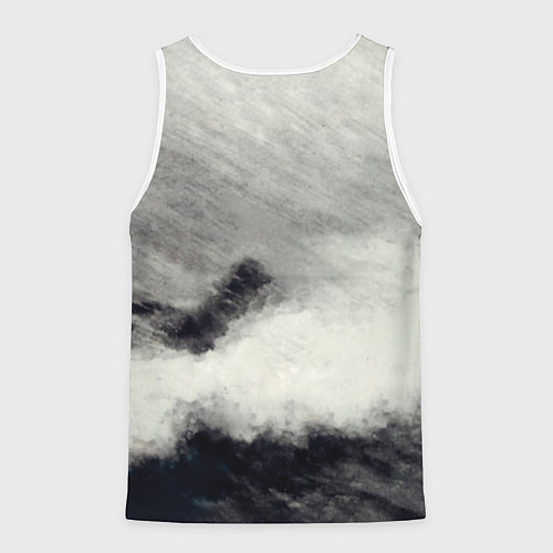 Мужская майка без рукавов Burzum - Draugen / 3D-Белый – фото 2