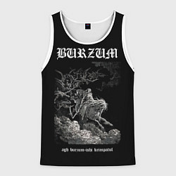 Майка-безрукавка мужская Burzum ishi krimpatul, цвет: 3D-белый