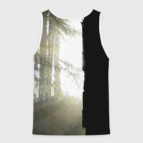 Мужская майка без рукавов Burzum - Belus / 3D-Белый – фото 2