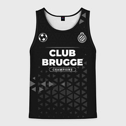 Майка-безрукавка мужская Club Brugge Форма Champions, цвет: 3D-черный