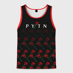 Майка-безрукавка мужская Payton Moormeie pattern rose, цвет: 3D-красный