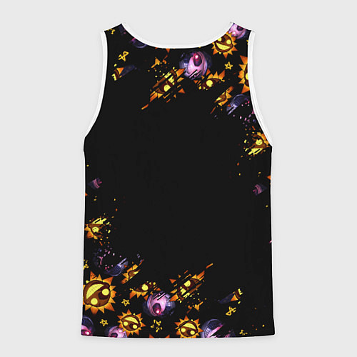 Мужская майка без рукавов Five Nights at Freddys: Security Breach Солнце пат / 3D-Белый – фото 2