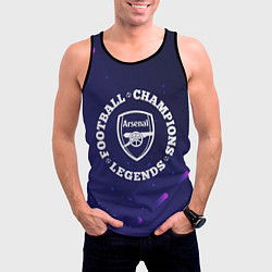 Майка-безрукавка мужская Arsenal Легенды Чемпионы, цвет: 3D-черный — фото 2