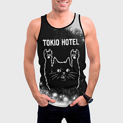 Майка-безрукавка мужская Tokio Hotel Rock Cat, цвет: 3D-черный — фото 2