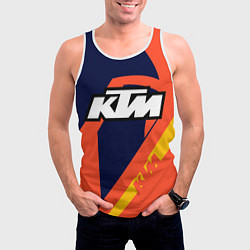 Майка-безрукавка мужская KTM VINTAGE SPORTWEAR, цвет: 3D-белый — фото 2