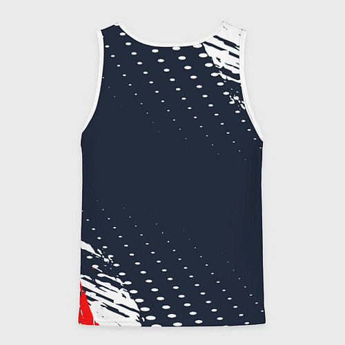 Мужская майка без рукавов Umbrella Corporation Resident Evil Краски / 3D-Белый – фото 2