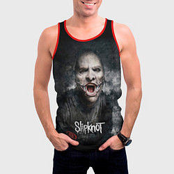 Майка-безрукавка мужская Slipknot - The Gray Chapter - Corey Taylor, цвет: 3D-красный — фото 2