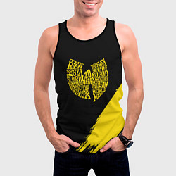 Майка-безрукавка мужская Wu-tang clan логотип, цвет: 3D-черный — фото 2