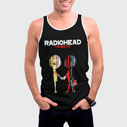 Майка-безрукавка мужская Radiohead The BEST, цвет: 3D-белый — фото 2