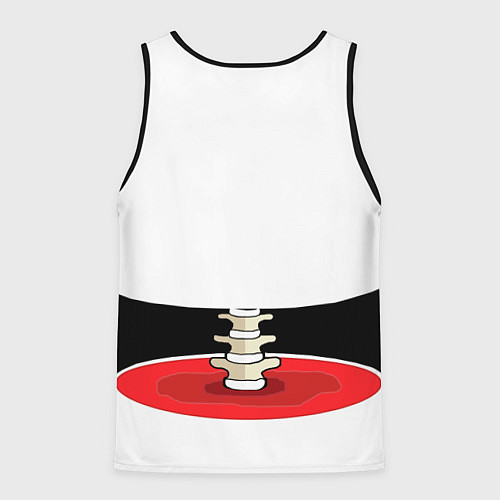 Мужская майка без рукавов Мясная Вырезка / 3D-Черный – фото 2