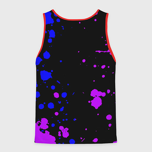 Мужская майка без рукавов Poppy Playtime Хагги Вагги и Мама Длинные Ноги / 3D-Красный – фото 2