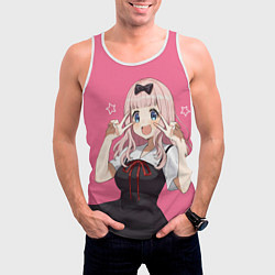 Майка-безрукавка мужская Чика на позитиве, цвет: 3D-белый — фото 2