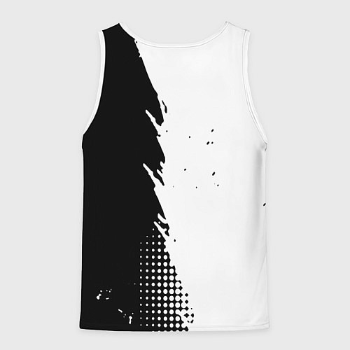 Мужская майка без рукавов ГРОТ GROT / 3D-Белый – фото 2