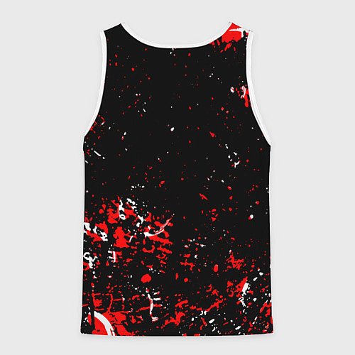 Мужская майка без рукавов Егор летов - гражданская оборона / 3D-Белый – фото 2