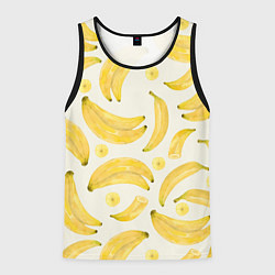 Майка-безрукавка мужская Банановый Рай Лета, цвет: 3D-черный