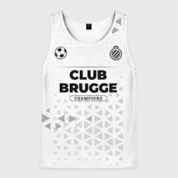 Майка-безрукавка мужская Club Brugge Champions Униформа, цвет: 3D-белый