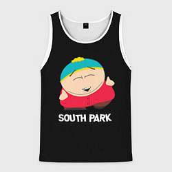 Майка-безрукавка мужская Южный парк - Эрик Eric танцует, цвет: 3D-белый