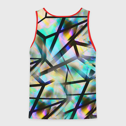 Мужская майка без рукавов New Abstraction / 3D-Красный – фото 2