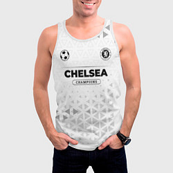Майка-безрукавка мужская Chelsea Champions Униформа, цвет: 3D-белый — фото 2