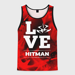 Майка-безрукавка мужская Hitman Love Классика, цвет: 3D-черный
