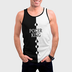 Майка-безрукавка мужская Король Покера Black, цвет: 3D-черный — фото 2