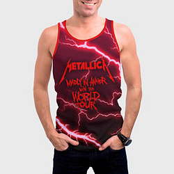 Майка-безрукавка мужская Metallica Madly in Angel, цвет: 3D-красный — фото 2