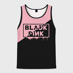 Майка-безрукавка мужская BLACKPINK BIG LOGO, цвет: 3D-черный