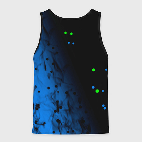 Мужская майка без рукавов Niletto абстракция / 3D-Черный – фото 2