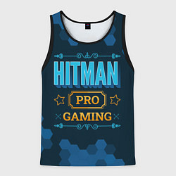 Майка-безрукавка мужская Игра Hitman: PRO Gaming, цвет: 3D-черный