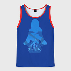 Майка-безрукавка мужская Тени Е Лань, цвет: 3D-красный