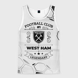 Мужская майка без рукавов West Ham Football Club Number 1 Legendary