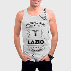 Майка-безрукавка мужская Lazio Football Club Number 1 Legendary, цвет: 3D-белый — фото 2