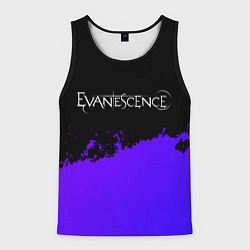 Мужская майка без рукавов Evanescence Purple Grunge