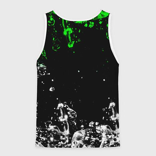 Мужская майка без рукавов Нилето niletto текстура воды / 3D-Белый – фото 2