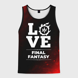 Майка-безрукавка мужская Final Fantasy Love Классика, цвет: 3D-черный