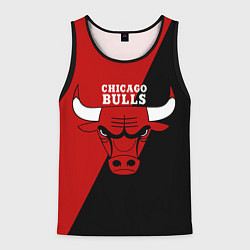 Майка-безрукавка мужская Chicago Bulls NBA, цвет: 3D-черный