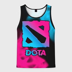 Мужская майка без рукавов Dota Neon Gradient