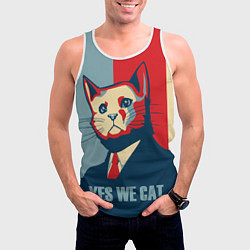 Майка-безрукавка мужская YES WE CAN T, цвет: 3D-белый — фото 2