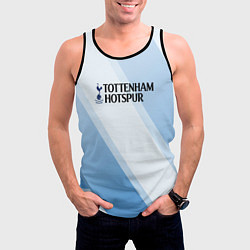Майка-безрукавка мужская Tottenham hotspur Голубые полосы, цвет: 3D-черный — фото 2