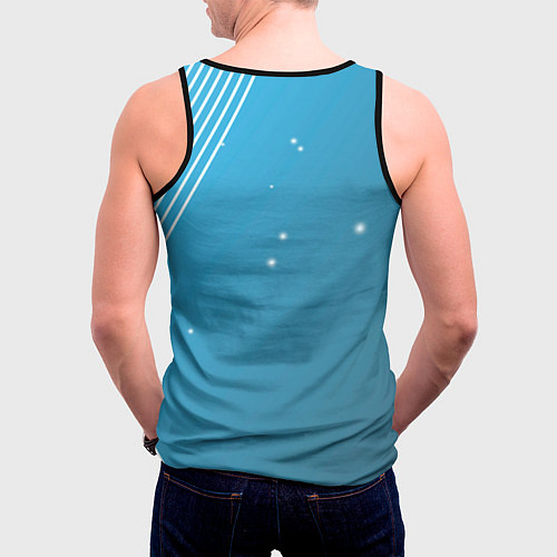 Мужская майка без рукавов Тоттенхэм хотспур Абстракция / 3D-Черный – фото 4