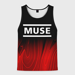 Мужская майка без рукавов Muse red plasma