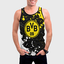 Майка-безрукавка мужская Borussia Краска, цвет: 3D-черный — фото 2