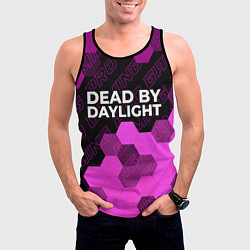 Майка-безрукавка мужская Dead by Daylight pro gaming: символ сверху, цвет: 3D-черный — фото 2