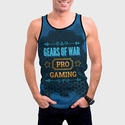 Майка-безрукавка мужская Игра Gears of War: pro gaming, цвет: 3D-черный — фото 2