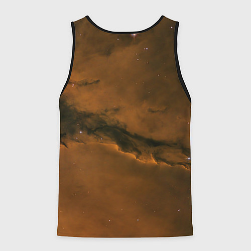 Мужская майка без рукавов Карамельная галактика / 3D-Черный – фото 2