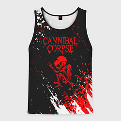 Майка-безрукавка мужская Cannibal Corpse -краска, цвет: 3D-черный