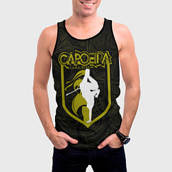 Майка-безрукавка мужская Capoeira Galera, цвет: 3D-черный — фото 2