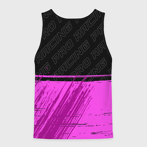 Мужская майка без рукавов Land Rover pro racing: символ сверху / 3D-Черный – фото 2