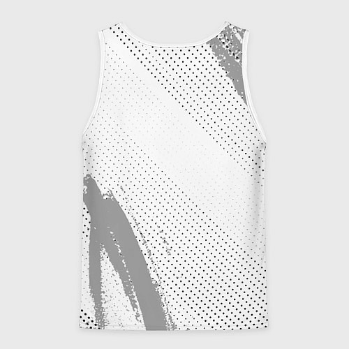 Мужская майка без рукавов AEK Athens sport на светлом фоне: надпись, символ / 3D-Белый – фото 2