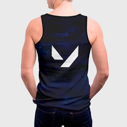 Мужская майка без рукавов Valorant Raze, Музыка / 3D-Черный – фото 4